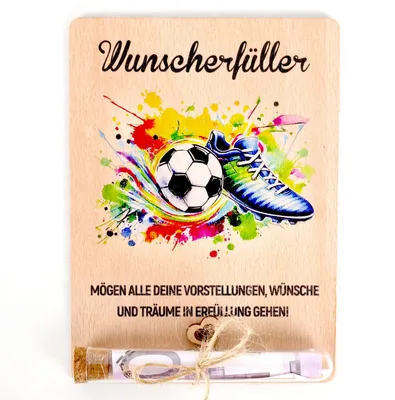 Produktbild von Fußballbezogene Geburtstagsgeschenkverpackung für Fußballfans und Fußballliebhaber, ein wunscherfüllendes Geschenk für Jungen und Männer (Farbe 1)