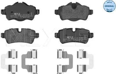 Produktbild von MEYLE 025 242 8917 Bremsbeläge Hinten für MINI Schrägheck (R56) Schrägheck (R50, R53) Clubman (R55) Cabrio (R57) Roadster (R59)