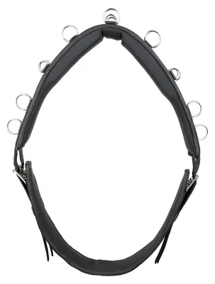 Produktbild von Kieffer Longiergurt ESSENTIALS CIRCLE, Farbe:schwarz, Größe:Vollblut