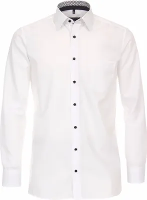 Produktbild von CASAMODA Herren Businesshemd Langarm Kent Comfort-Fit Weiß 49