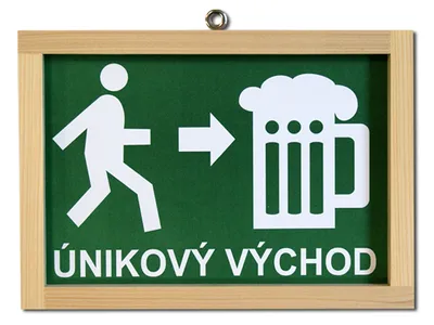 Obrázek produktu pro Tabulka Únikový východ