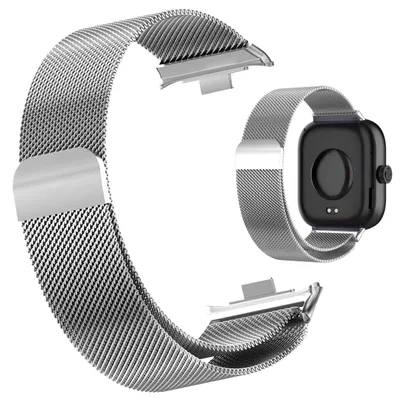 Zdjęcie produktu dla Pasek ChronSmarta do smartwatch'a / smartband'a Xiaomi Mi Band 8 Pro / Redmi Watch 4 (Srebrny)