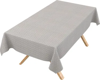 Produktbild von Tischdecke 3.0 Konstruktivismus Geometrie Grau 260x140cm Schnittkante Wachstuch abwaschbar