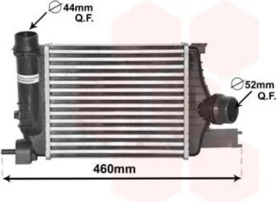 Produktbild von VAN WEZEL 43004602 Ladeluftkühler LLK für DACIA DUSTER Turbo Intercooler