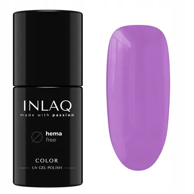 Zdjęcie produktu dla INLAQ Lakier Hybrydowy Lavender Haze 6ml HEMA Free