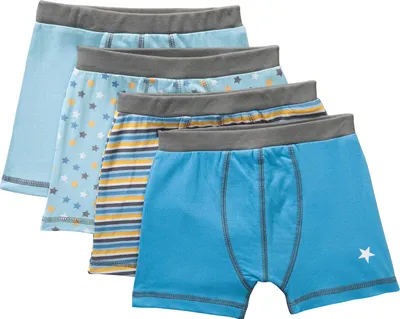Produktbild von Erwin Müller Jungen-Pants 4er-Pack blau/gelb 86 / 92