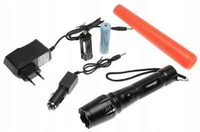 Obrázek produktu pro Baterka Cree T6 Xml 10W Led, Zoom, Adaptér 1154