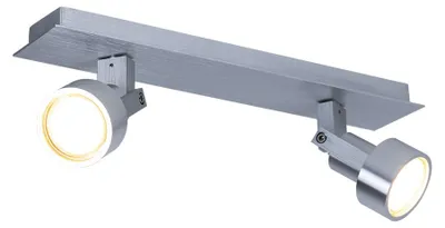 Produktbild von LED Deckenleuchte, Chrom, verstellbare Spots, L 34 cm
