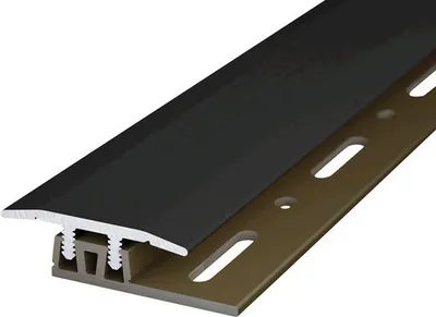 Produktbild von Übergangsprofil Aluminium Schwarz eloxiert 6x27x2700 mm