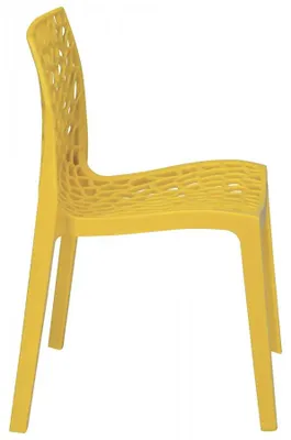 Immagine prodotto di Sedia Gruvyer in polipropilene – Giallo Brillante – Grand Soleil