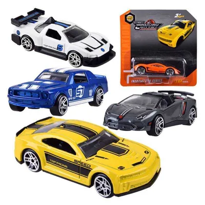Produktbild von Metallspielzeugauto Federmodell 1:64 ZA4343