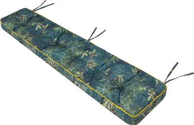 Immagine prodotto di Cuscino per panchina da giardino Etna 150×40 cm - spessore 8 cm, tessuto Oxford, idrorepellente, con cinghie di fissaggio | Hobbygarden