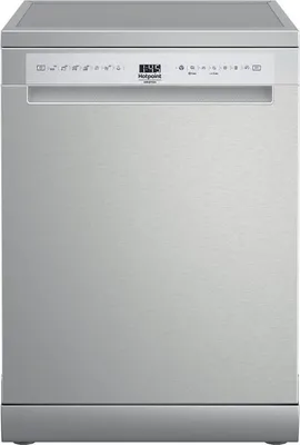 Produktbild von Hotpoint MaxiSpace H7F HS41 X, Freistehend, Standardgröße (60 cm), Edelstahl, Grau, Berührung, 1,3 m