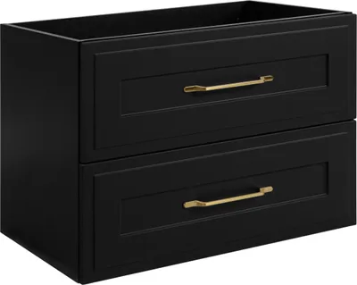 Image de RODAN | Armoire de salle de bain 80 cm - Noir Mat - Design élégant, meubles de qualité - Armoires de salle de bain - CLASSIC