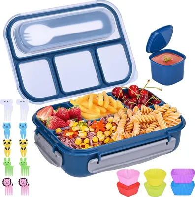 Produktbild von Lunchbox Bento Box, Auslaufsicher Bento Box,Lunchbox für Arbeit Büro und Schule