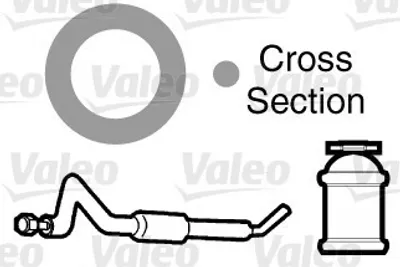 Produktbild von 20x VALEO Dichtung Kühlmittelrohrleitung 509133 0,008kg