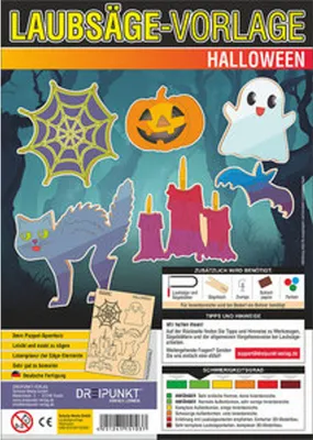 Obrázok produktu pre Šablóny pre fretwork Halloween