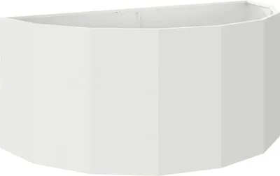 Obrázek produktu pro vidaXL květináč bílý 120 x 60 x 50 cm ocelový