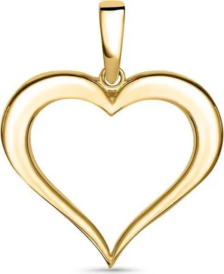 Produktbild von 585er Goldanhänger Herz für Damen von JEWLIX