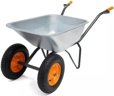 Immagine prodotto di HUKA HK-0019 Carriola da costruzione 90 l a due ruote