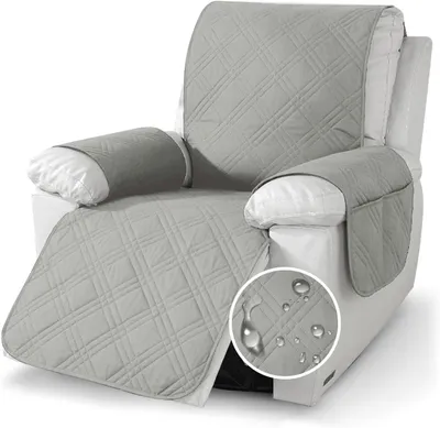 Immagine prodotto di Copertura per poltrona relax a una seduta, 100% impermeabile, antiscivolo, con 4 tasche e 2 cinghie regolabili