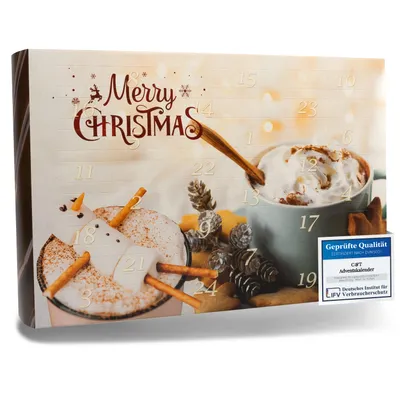 Produktbild von C&T Trinkschokolade & Kakao Adventskalender 2026, 24 Sorten aus Italien