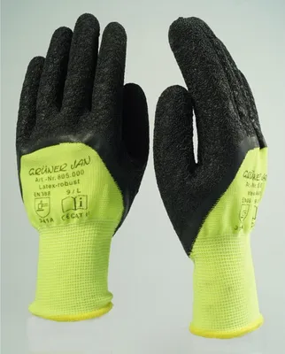 Produktbild von 12x Latex Handschuhe Gartenarbeit Montage Schnittschutz Mechaniker Paar Größen