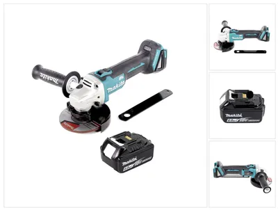 Produktbild von Makita DGA 506 G1 Akku Winkelschleifer 18 V 125 mm Brushless + 1x Akku 6,0 Ah - ohne Ladegerät