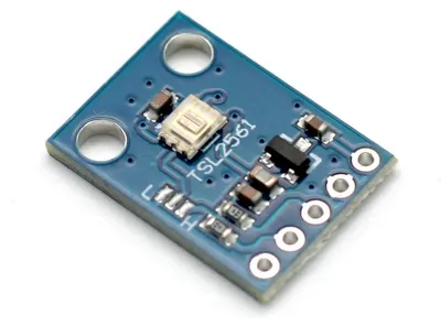 TSL2561 Lichtsensormodul, I2C, 0,1–40.000 Lux, 2,7–3,6 V