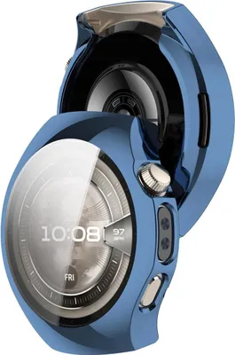 Produktbild von Schutzhülle für Huawei Watch 5 42mm, Bizon Case Watch Felipe, Blau