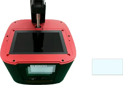 Produktbild von [2 Stück] Screen Protector passend für Elegoo Resin 3D Drucker, MARS 3 MSLA 3D Drucker 6,6 Zoll Displayschutzfolie