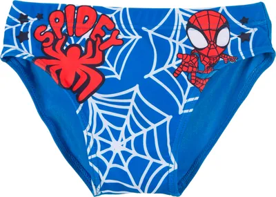 Produktbild von Spider-Man Kinder Badehose Jungen Badeslip   , Farbe:Blau, Größe:92