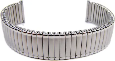Produktbild von Flex Band Ersatzband Uhrenarmband Edelstahl Zugband 20mm 21129