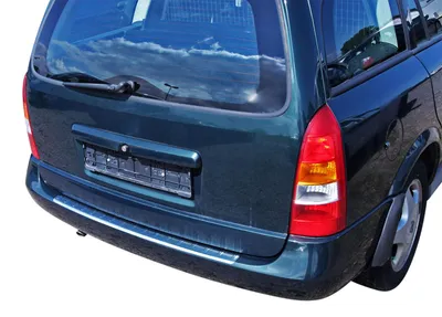 Für Opel Astra G Caravan 1998-2004 LADEKANTENSCHUTZ Edelstahl V2A Leiste Schutz in der Farbe von Recambo e.K.