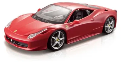 Immagine prodotto di Modello Ferrari 458 Italia, colore rosso, scala 1:24, marca Bburago