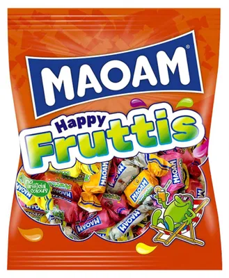 Immagine prodotto di Maoam Happy Fruttis caramelle gommose al gusto di frutta fresca 175g