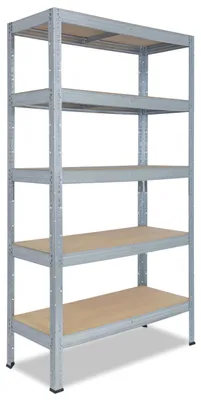 Obrázok produktu pre shelfplaza PRO 230x100x40 cm ťažký regál v pozinkovaný s 5 policami a nosnosťou 200 kg na jednu policu