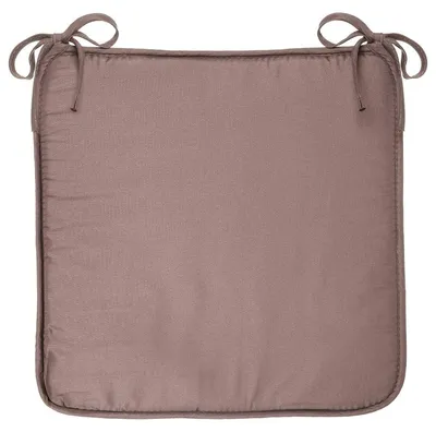 Stuhlkissen 39x39 cm, taupe, Polyester, waschbar