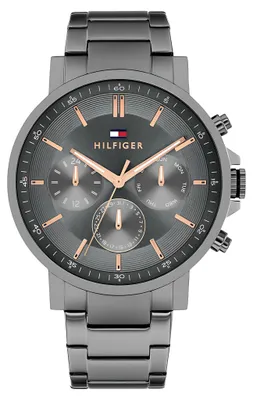 Produktbild von Tommy Hilfiger Tyson Multifunktionsuhr Anthrazit Edelstahl 1710711