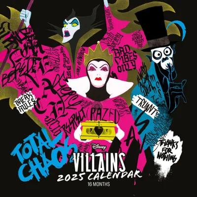 Produktbild von Disney Villains 2025 30X30 Broschürenkalender