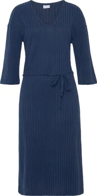 Produktbild von LASCANA Strickkleid blau-melange Größe 44/46