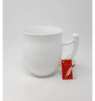 Produktbild von Becher, Tasse EPSILON für 350ml weiß H. 10cm China Bone Porzellan TeaLogic