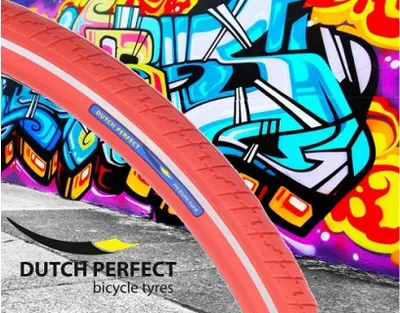 Produktbild von Dutch Perfect | Buitenband | 28 x 1.40" / 40-622 mm - Anti-lek - Rot mit Reflexion