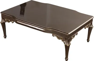 Image de Meubles de table en bois Tables basses classiques en bois Tables baroques 119x79