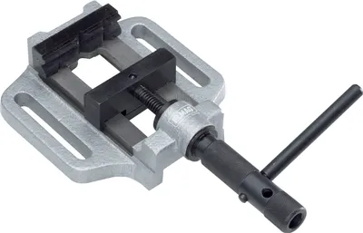 Produktbild von ELMAG PROFI-Maschinenschraubstock 3/ 75 mm, mit Prismenbacke, Spannweite 82mm