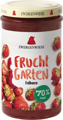 Produktbild von Zwergenwiese FruchtGarten Erdbeere 6x225g