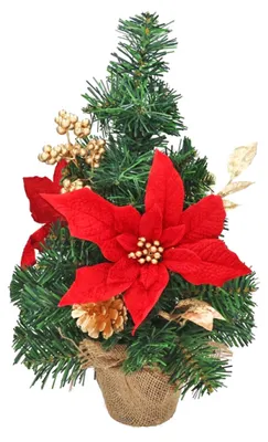 Produktbild von Dekoration: Geschmückter Weihnachtsbaum, 45 cm