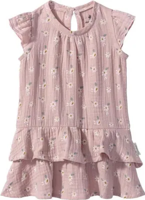 Produktbild von Sterntaler Babykleid bedruckt mit Gänseblümchen Musselin rosa 74