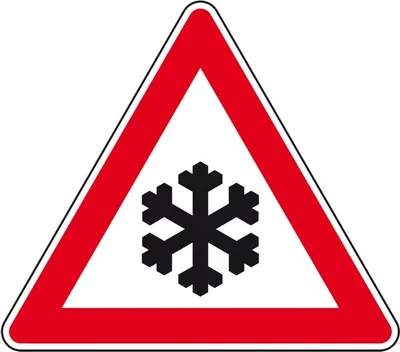 Produktbild von Schild I Verkehrszeichen Schnee- oder Eisglätte, Aluminium RA0, reflektierend...
