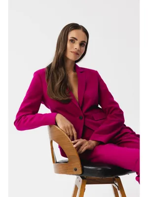 Obrázek produktu pro Stylove Dámské formální sako Guelon S353 švestková XL